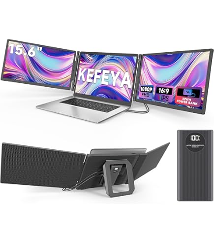 NexPad USB-C Portable Monitor for Laptop. 12 inch FHD 1080P IPS